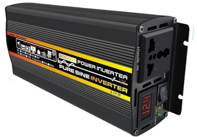 Inverter Convertitore Inverter Potenza A Onda Sinusoidale Pura Trasformatore Tensione Display Digitale Intelligente Casa Convertitore DC12V A AC 220V 3000W 4000W-8000W(3000W)