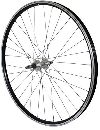 Roue VTT 26 p2r Arriere alu Noir Double paroi MOY alu Roue Libre 7-6v. axe Plein