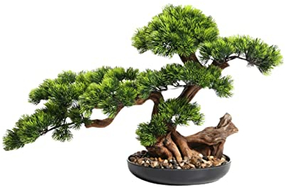 Gefälschte Pflanze Künstlicher Bonsai-Baum, Simulation Kiefer Baum Topfpflanze, Büro DIY Dekorative Bonsai, Gefälschte Grünpflanze Dekoration Künstliche Pflanzen, Für Desktop Display Künstliche