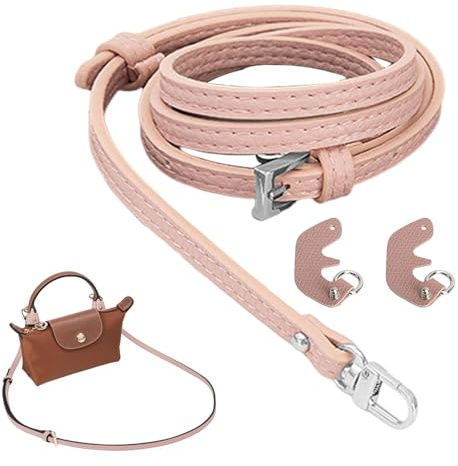 Handtaschengurte Ersatz, Frauen Leder Verstellbar Schulterriemen, Taschengurt Schulterriemen Für Tasche Frauen, Handtaschen DIY Zubehör Für Tasche (Rosa)