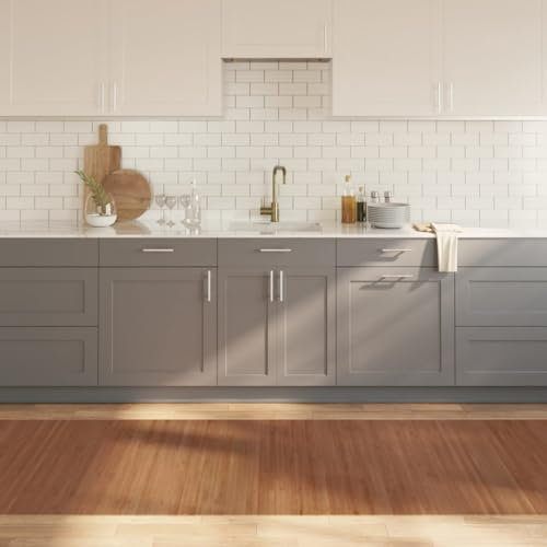 NQJIBUE Dekor-Teppich, rechteckig, braun, 100 x 500 cm, Bambus-Teppiche