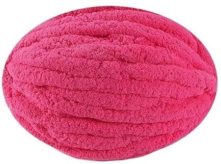 Grobes Garn zum Handstricken, Chenille-Garn, grobe Regenbogenwolle, 250 g, Strickwolle, Rovingfaser, Samtgarn, handgestricktes Häkelgarn, DIY-Pullover-Häkelwolle (A08)
