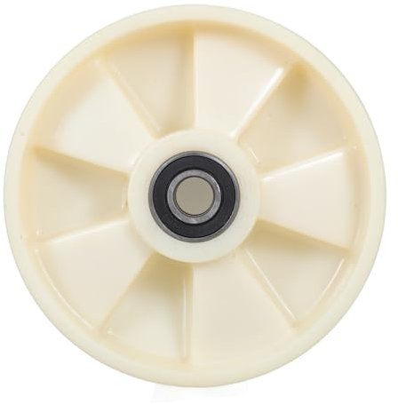 ULTECHNOVO Roulettes de Transpalette en Nylon 200x50 Mm Roulements à Billes, Rotation Précise, Adaptées Transport de Charges Importantes en Milieu Industriel