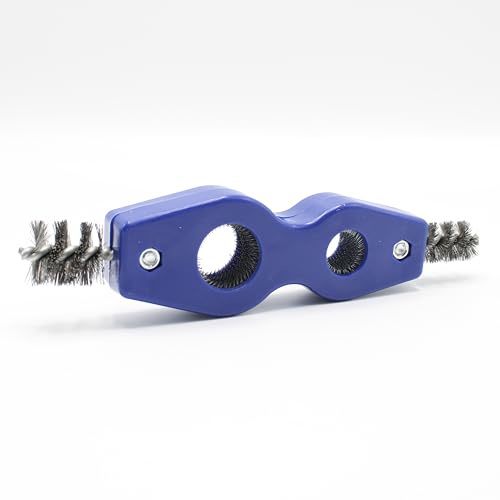 JD Brands Wire Brush Pipe Cleaner – Heavy-Duty Steel Bristles for Cleaning 1/2 & 3/4 Internal & External Pipes