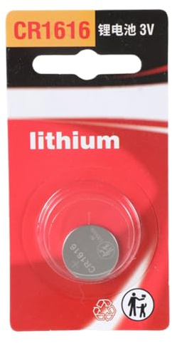 Pile bouton CR1616 3 V au lithium avec capteur de température et télécommande