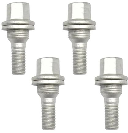 Lug Nuts Compatible with PEUGEOT for 206 308 3008 207 17mm Car Wheel Nuts Bolts Flat Seat 540567