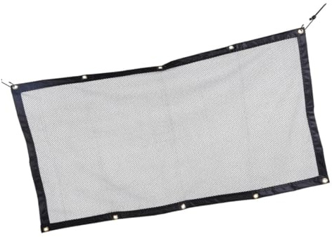 ERINGOGO Haustier Sicherheitsnetz 115x62cm Elastisch Robustes Trennnetz Auto Kofferraum Gepäcknetz Für Hunde Katzen Fahrzeugsicherung