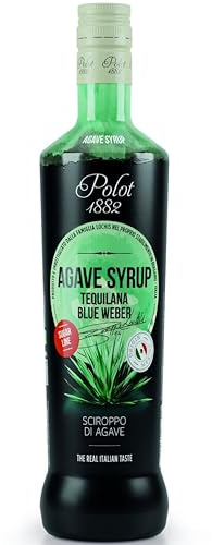 Polot 1882 Agave Syrup 70cl – Italian Bar-Grade Agave Sweetener, Golden, Neutral & Instantly Soluble, Non-Alcoholic, Gluten-Free, Perfect for Margaritas, Tommy’s, Iced Coffee, Tea & Lemonade