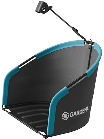 Gardena Grasfangkorb Cylinder Lawnmowers: Kann als Schaufel verwendet werden, Platzsparende Aufbewahrung, 49 Liter Fassungsvermögen, Kompatibles Design, Einfach zu leeren (11770-20)