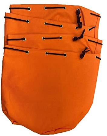 Homeponnew Cubierta de motor para recortadora, paquete de 4 fundas de protección de nailon impermeables a prueba de polvo, para naranja, compatible con Weedeater y la mayoría de recortadoras de cuerda