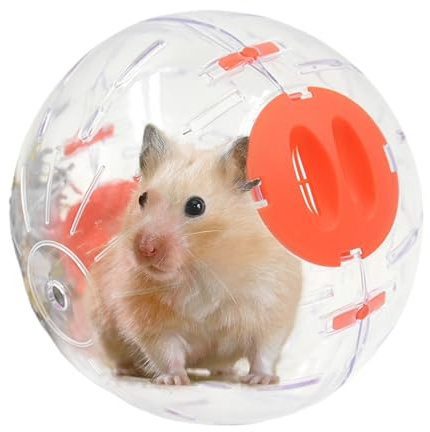 Grande Boule pour Hamster - Balle Transparente pour Petits Rongeurs - Fournitures pour Petits Animaux pour Jeu Intérieur Et Extérieur pour Chinchilla Cochon d'Inde Furet Gerbille Et Activité