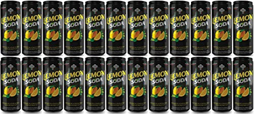 24 Dosen a 0,33L Lemon Soda Lemonsoda aus italienischen Zitronen a 330ml mit Fruchtfleisch inc.6,00€ EINWEG Pfand