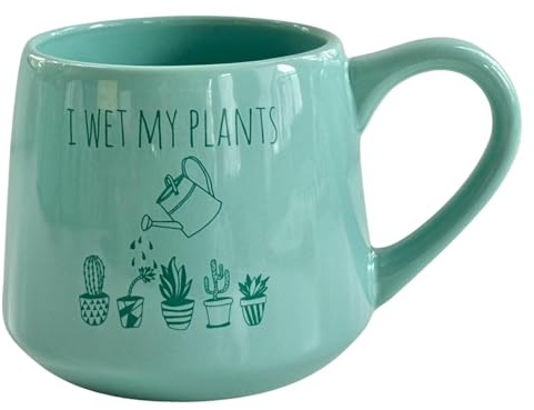 Moonlight Makers I Wet My Plants Ceramic Coffee Mug, 16oz Coffee Mug, Coffee Lovers Gift Ideas, Funny Novelty Coffee Cups, Cute Mugs for Women, Tea Mug, Fall Coffee Mugs