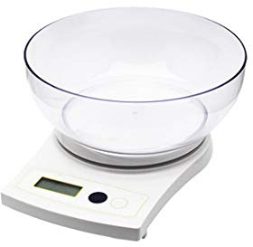 Balances de cuisine Balances électroniques de haute précision Gamme 1G Pesée 1G-145 * Taille 2 kg 180mm Unité G/KG avec l'arrêt automatique Fonction des ménages de petite boulangerie échelle aliment