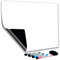 CUHIOY Magnetisches Whiteboard Kühlschrank Magnettafel 30 x 20 cm für Familie Menü Wochenplaner, Einkaufsliste, Memo Erinnerung Notiz,Kinder Graffiti abwischbar Magnet White Board,4 Markers 1Radierer