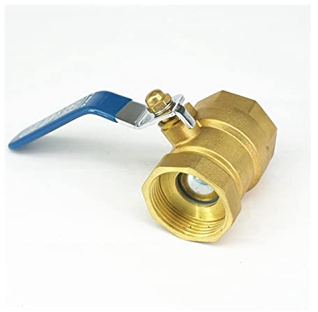 Ventil-Wasserschlauch-Teile, Anschluss mit Absperrung, Kugelhahn-Isolatorventil-Schlauchrohr-Rohrverschraubungen, XU8859 Messing-Kugelhahn gleich Innengewinde 1–1/4 Zoll 1,6 MPa 229 PSI for Wasser Gas