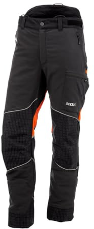 KOX Schnittschutzhose Performance Anthrazit/Orange Größe 56 | Typ A