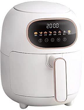 Freidora De Aire, Horno Eléctrico Multifunción De 3L, Freidora Eléctrica, Temporizador De 60 Minutos Y Freidora De Aire con Control De Temperatura Ajustable, Adecuada para Cocinar, Hornear Y Gril