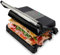 Grill Master 3 en 1 : Gril électrique, presse à sandwich et panini. Plaques en Céramique Antiadhésives, ouverture à 180°, plaque flottante, sans BPA.Surfaces de 23x14,5 cm, Ramasser la graisse, 1000W.