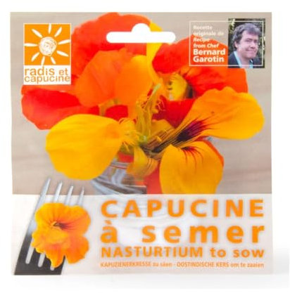 Radis et Capucine - Sachet graines fleurs comestibles - Capucine