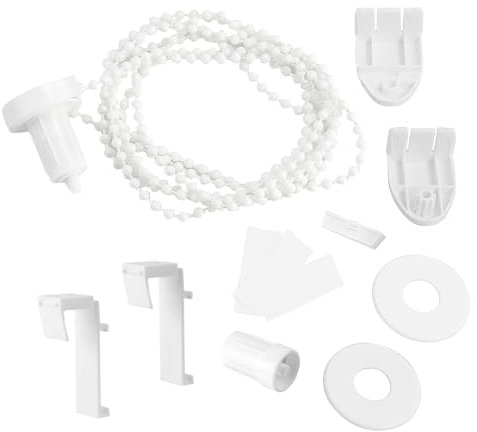 Barlone Rollo Halterung Fenster, Klemmfix Halterung, 17mm Klemmfix Rollo Ohne Bohren Ersatzteile Rollo, Doppelrollo Klemmfix Ohne Bohren Ersatzteile, Rollo Zubehör für Jalousien,Doppelrollo