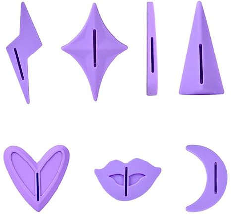 Healeved Bikini Trimmer Damen Intimrasierer Haarrasierer Kunststoff Silikon Linienform für Bikinizone Körper Achseln
