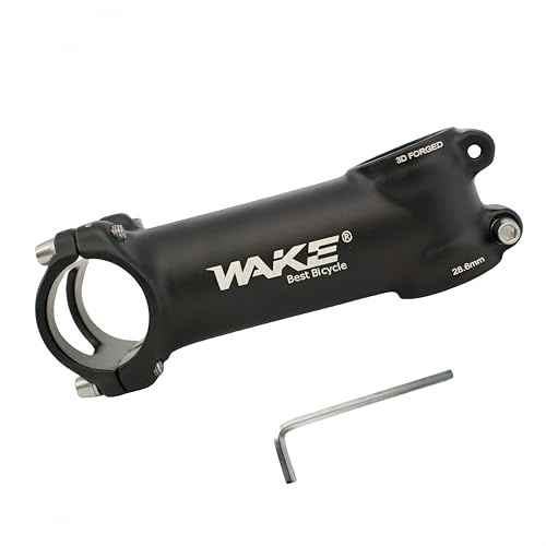 TRKIMAL Attacco manubrio 31,8, 35 mm/45 mm/60 mm/70 mm/80 mm/90 mm/100 mm, rialzo manubrio a 7 gradi per bici da corsa, mountain bike, MTB, BMX, ciclismo, bicicletta (100 mm)