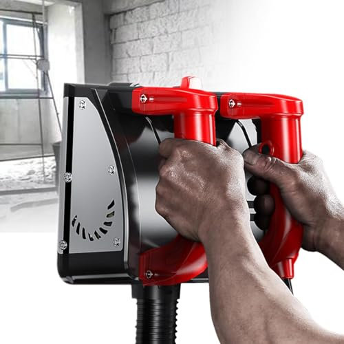 TUPOSTAR Pialla Elettrica da Muro da 1180W, Motore Ad Alta Potenza, Pala Antipolvere per Muri profondità Regolabile da 1 A 4 Mm per Muri in Cemento, Muri Dipinti,a