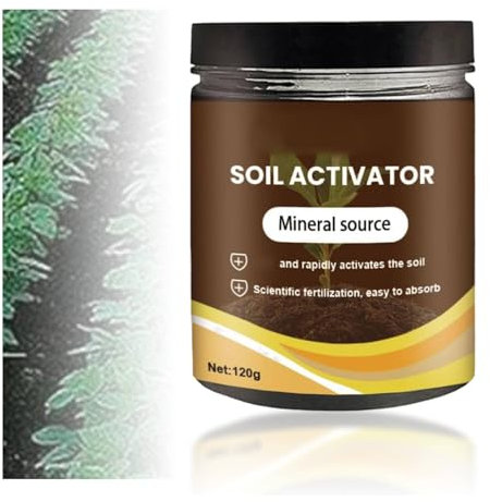 Soil Activated Treasure Soil, 2025 New Organic Soil Activator & Plant Fertilizer for grass,Raised Garden Beds, Potting Mix, and Seedling Compost Prevent Compaction, Promote Plant Rooting (60g)