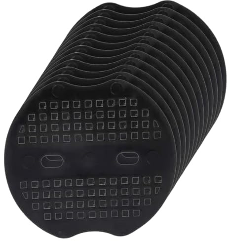 TOBBOMEY Grapas De Jardinería u Negras 6,8x6,5 Cm para Césped y Malla, Juntas para Estacas De Tierra Resistentes y Duraderas, 40 Unidades, Fijación para Tienda De Campaña y Jardín