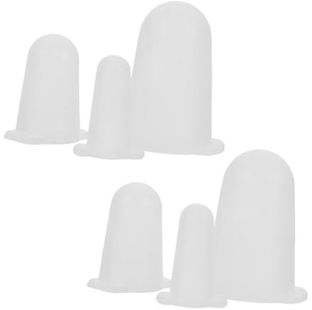 IWOWHERO 6 Piezas Protector para Boquillas de Decoración de Pasteles Cubiertas Flexibles de Silicona Pequeñas y Medianas de Protección Práctica para Puntas de Manga Pastelera Repostería