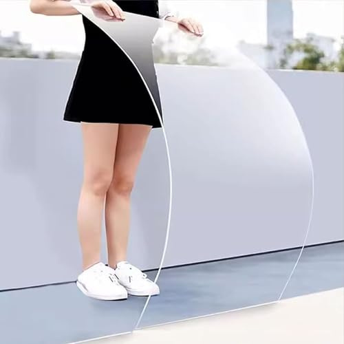 Placas de Invernaderos Policarbonato Transparente,Paneles para Tejado Transparentes Impermeable,Lámina de Plástico Acrílico,Resistencia UV,Toldos Marquesina Fácil de Doblar y Cortar