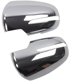 Calotte Specchio Coperchio Dello Specchietto Retrovisore Laterale Esterno Della Portiera Dell'auto Per Suzuki Per SX4 Per S-Cross Per Vitara 2015-2021 Copri Specchietti(Argento)