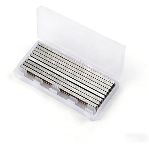 Pack of 10 Planer Blades 82 mm HSS Reversible Knife Professional Wood Replacement Blade Electric Planer Blade 82 x 5.5 x 1.1 mm for Bosch Planer Hand Planer Woodworking Machines