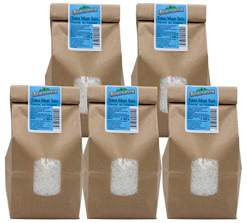 Totes Meer Salz, Granulat, 5 kg, naturrein als Speisesalz oder Badesalz/Solebad aus Jordanien