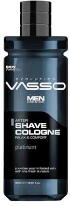 Professionelles Aftershave mit holzigem Duft Vasso Aftershave Platinum, 350 ml.
