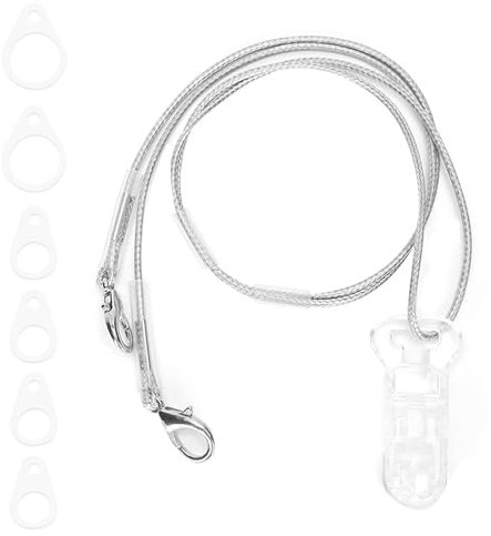 Clip per apparecchi acustici, Pratico amplificatore acustico anti smarrimento con cordino per bambini e anziani