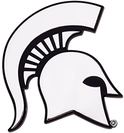 Desert Cactus Michigan State University Metal 3D Auto Car Emblem Sticker Chrome Spartans MSU Premium Truck Vehicle Emblems