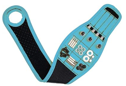 Starkes magnetisches Armband, tragbare Werkzeugtasche, Schraube, praktisches Werkzeug, magnetisches Armband for Werkzeug-Organizer, Vatertagsgeschenke for Papa(Blue)