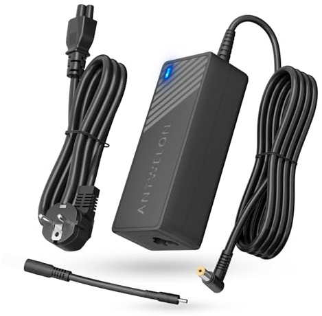 ANTWELON 65W Netzteil Laptop Ladekabel für Acer Aspire 3 5 E1 ES1 S3 M5 E15 E5 E5-575 E5-576 R3 R3-471 ES1-511 ES1-531 A315 N16Q2 N19C1 PA-1650-86 PA-1900-04 19V 3,42A Ladegerät Adapter