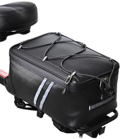 YzoTek Fahrradträgertasche - Wasserdichter isolierter Kühlkoffer für den Rücksitz, 8 L Fahrradkoffer mit großem Fassungsvermögen für Rennrad Mountainbike Fahrten