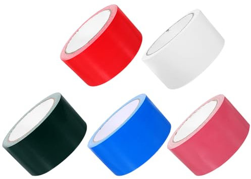 VINTORKY 5rollen Bodenband Für Klassenzimmer Isolierband Teppichband Klebebänder Für Reparaturen Bastelband Hochleistungs-isolierband Teppichreparaturband Isolierbandrolle Für Innen Und