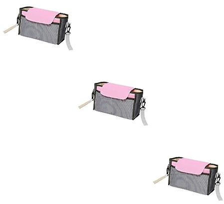Abaodam 3St leicht zu reinigen Kinderwagen-Organizer-Tasche Babyflasche Aufbewahrungsbeutel Kinderwagentasche Aufbewahrungstasche für Kinderwagen tragbar hängende Tasche Nuckelflasche