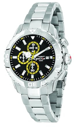 Sector No Limits Orologio Uomo, Cronografo, Analogico, 43 mm, Regalo Uomo, Collezione LEGEND - R3273735001