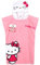 Hello Kitty Toalla Poncho con Capucha para Niñas Adolescente Playa Poncho y Piscina Infantil Toallas Baño Toalla de Playa Niña (Poncho Rosa Hello Kitty, 4-9 Años)