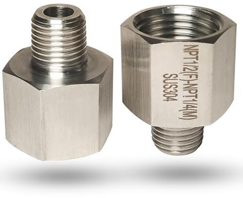 1/4 Inch Male to 1/2 Inch Female Reducer Adapter