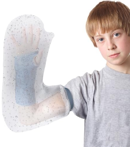 COMFYTHERA Housse de bras étanche pour plâtre orthopédique pour la douche, protection des plaies, bain pour adultes, sac de plâtre étanche pour la douche après chirurgie, bandage pour main, poignet
