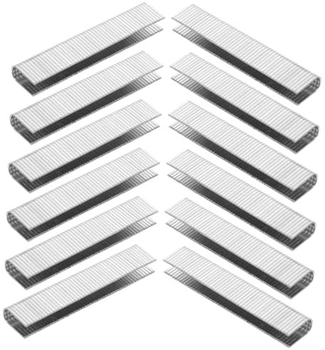 SHINEOFI 1000pièces Agrafes Au Clous De Finition Forme De u Pour Travaux De Menuiserie Tapisserie