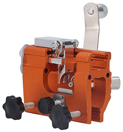 Chainsaw Sharpener, Portable Steel Tooth Vane/Wing Grinder Precise Sharpening Kit for Repairing Portable Crank Jig Stainless