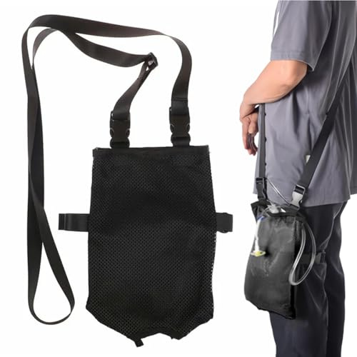 EIHI 1 Pezzi Porta Sacca Catetere da Gamba Elasticizzata e Versatile, Porta Catetere da Uomo, Copri Sacca per le Urine Universale